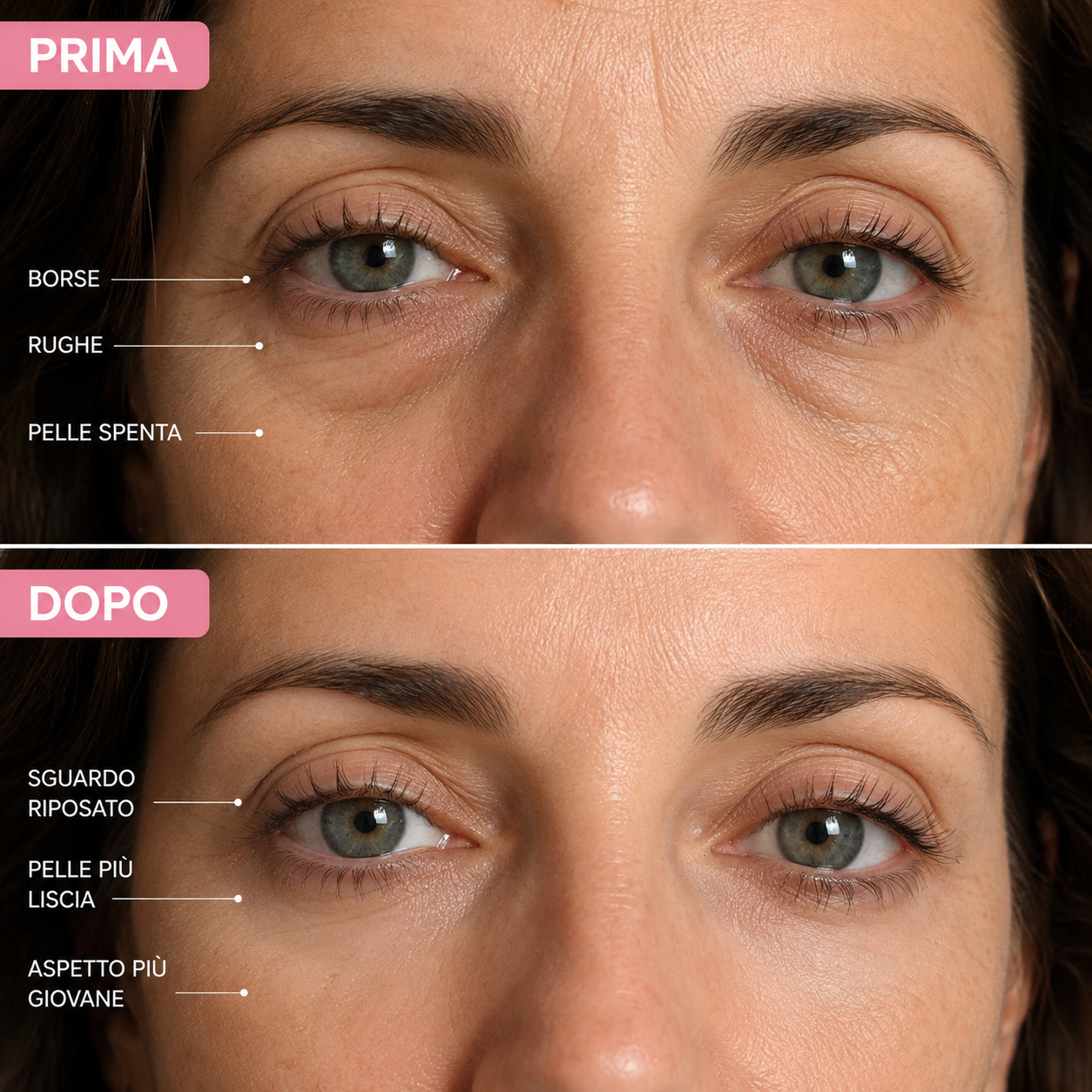Rose Hyaluronic Eye Patch™ | Riduce Borse, Occhiaie e Segni di Stanchezza